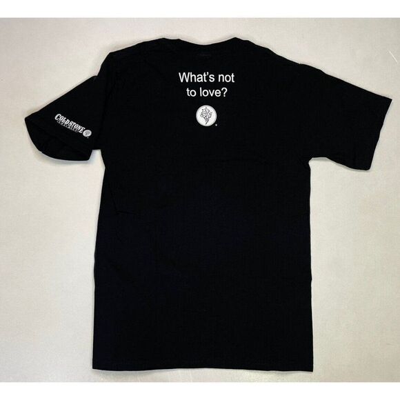 Cold Stone Ice Cream Promo Graphic T-shirt Women Small Black Short Sleeve - Picture 1 of 6